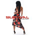 Strapless Floral Dress